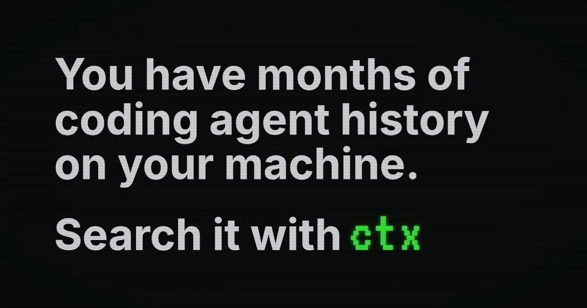 ctx - vibe coding tool