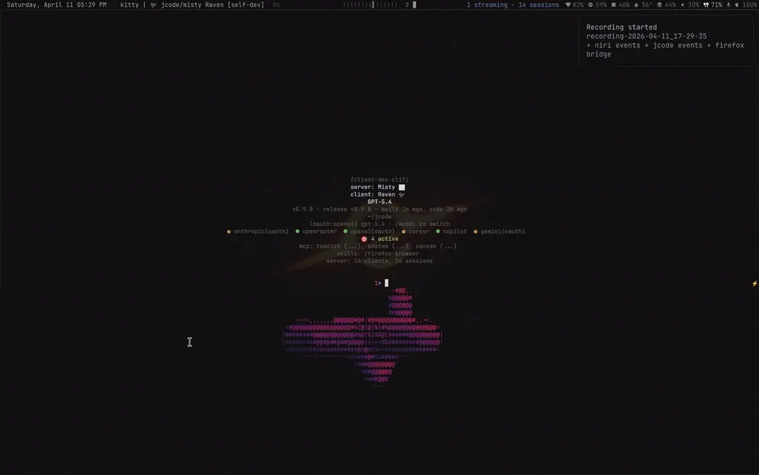 jcode - vibe coding tool