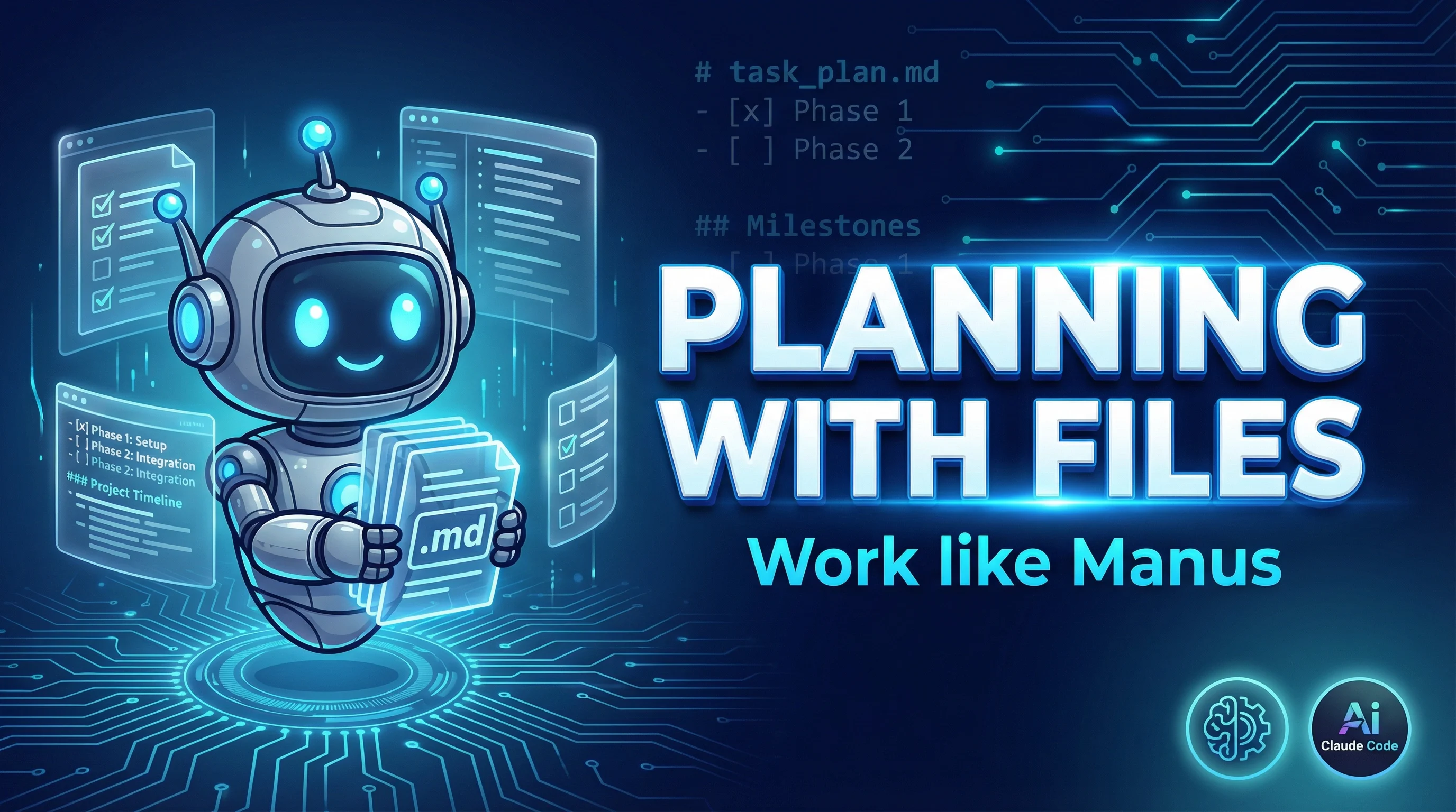 Planning with Files - vibe coding tool